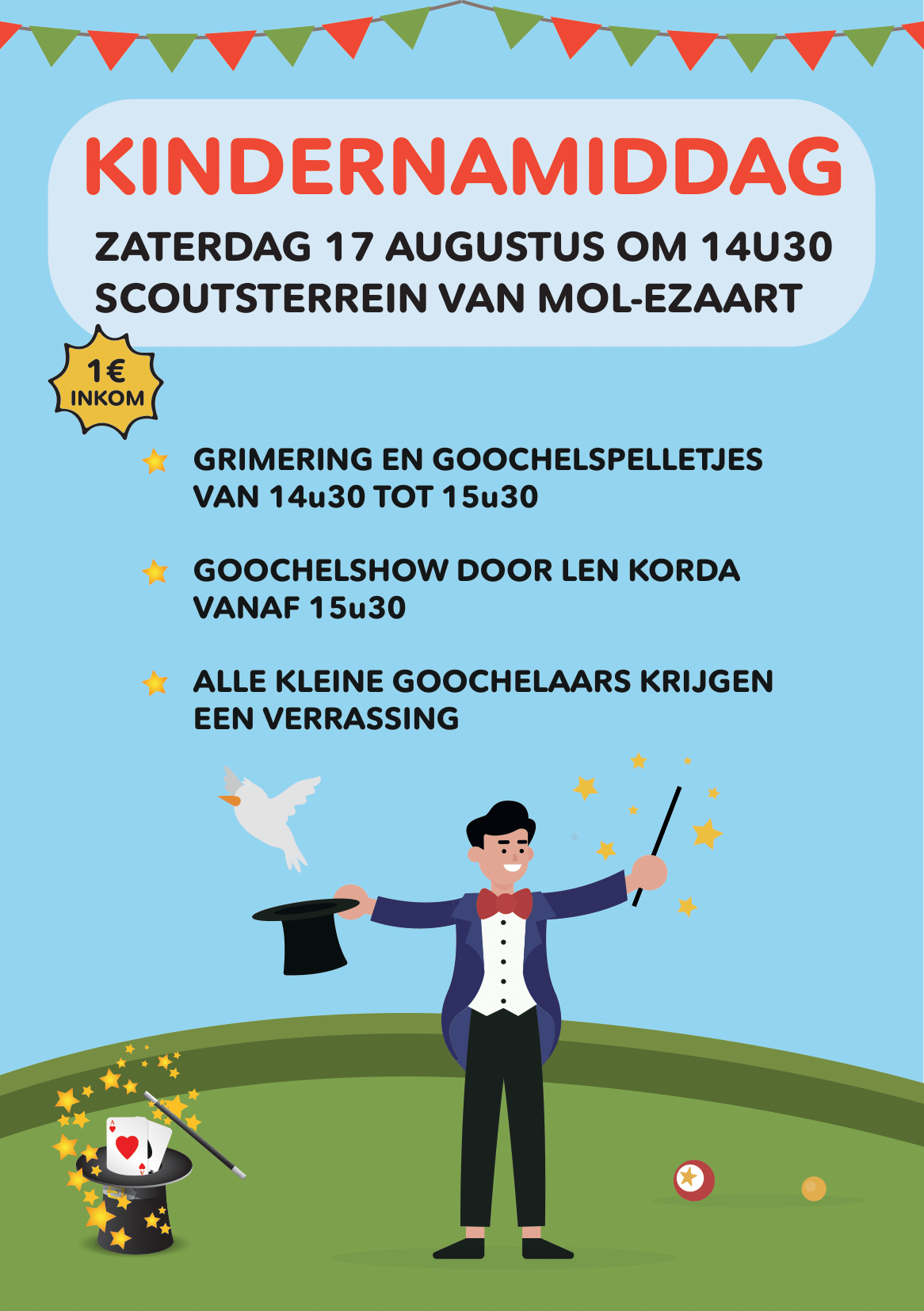 Affiche Kindernamiddag